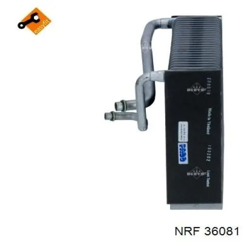 36081 NRF радіатор кондиціонера салонний, випарник