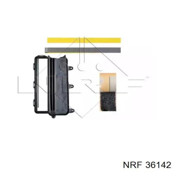 Купити 36142 NRF Радіатор опалювача салону