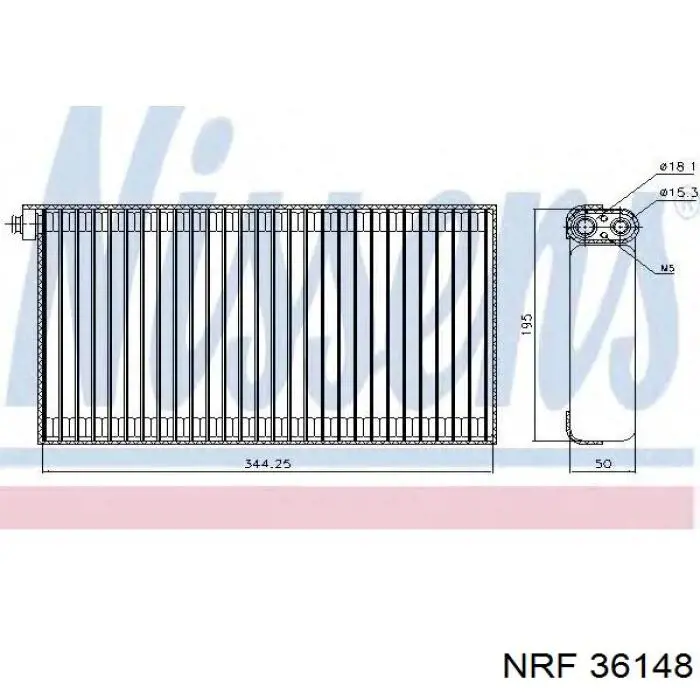 Випаровувач кондиціонера Thermotec KTT150038 ціна, від 109.92 USD