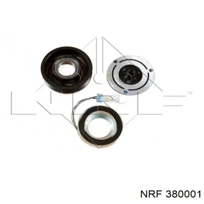 380001 NRF шків компресора кондиціонера
