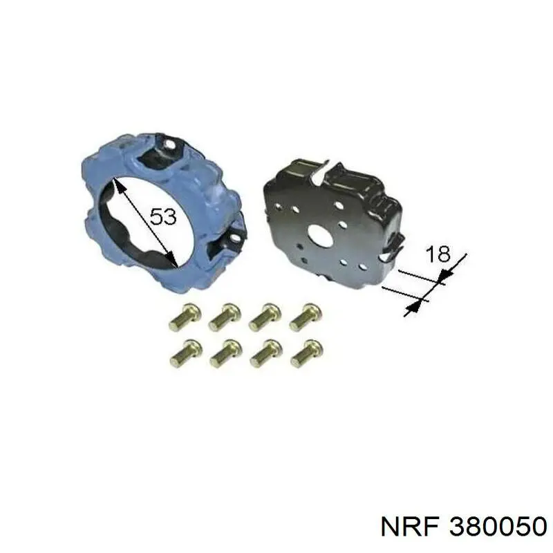 Купити 380050 NRF Шків компресора кондиціонера
