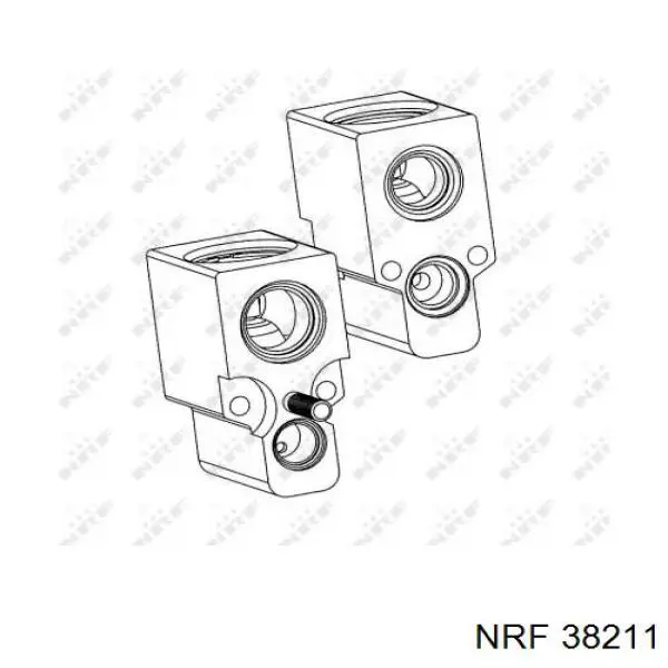Клапан компресора кондиціонера NRF 38211 ціна, від 1.72 USD