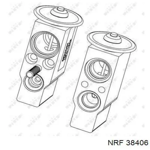 38406 NRF клапан trv, кондиціонера