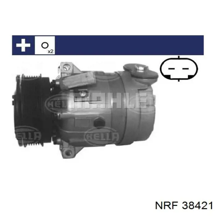 Клапан компресора кондиціонера NRF 38421 ціна, від 15.72 USD