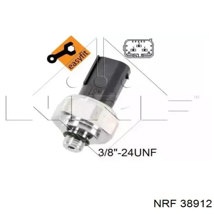 Купити 38912 NRF Датчик тиску кондиціонера