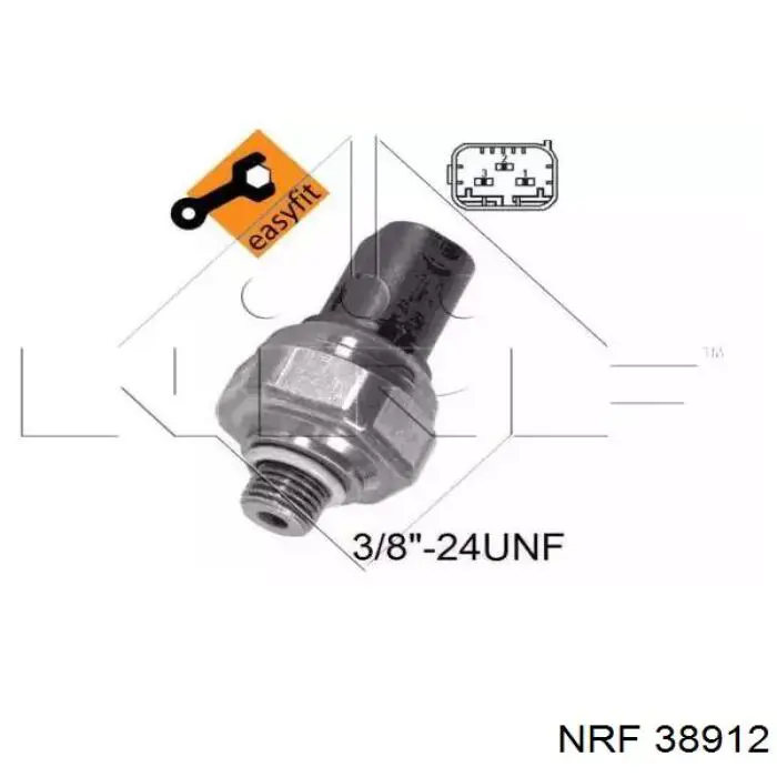 Датчик тиску кондиціонера KTT130038 Thermotec