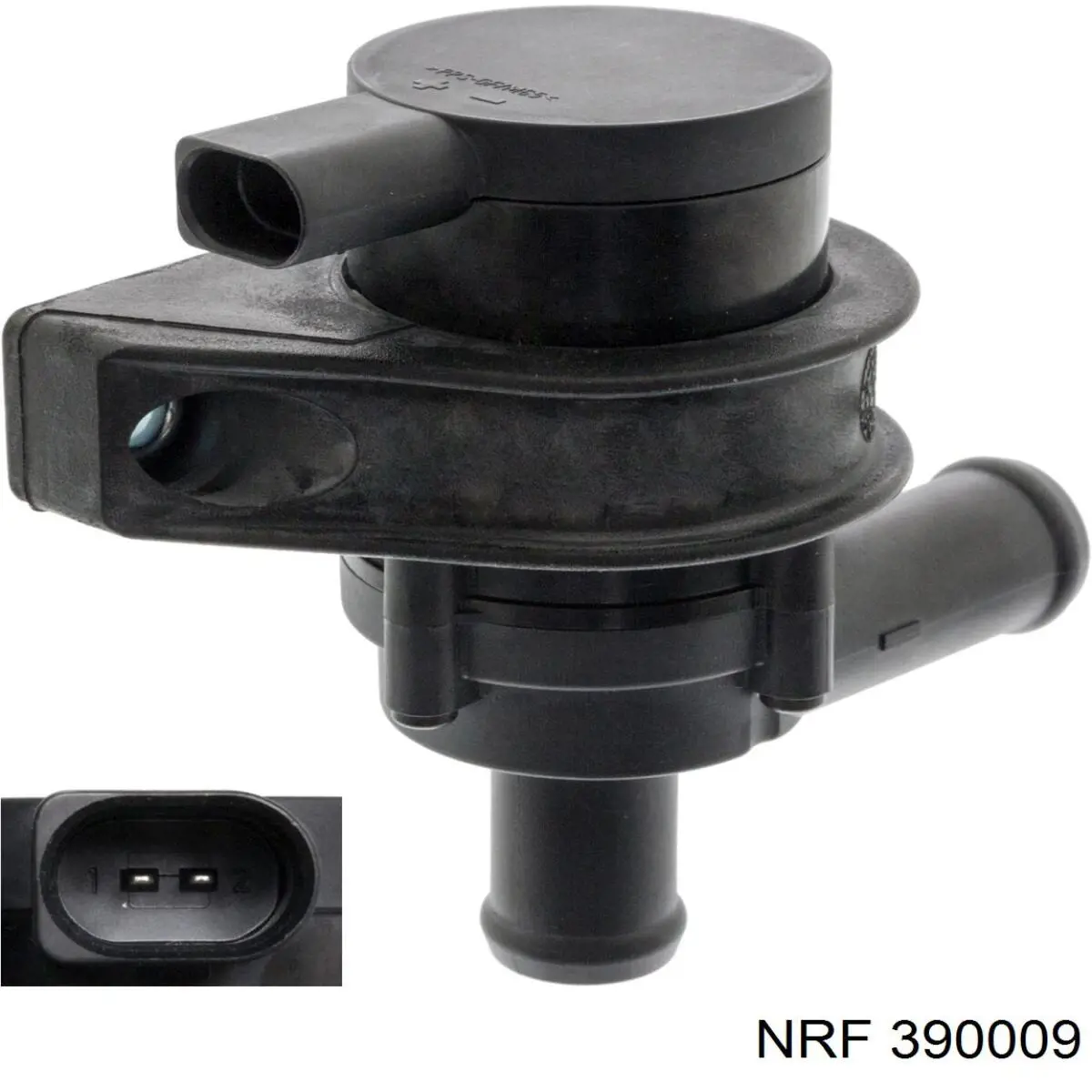 390009 NRF помпа водяна (насос охолодження, додатковий електричний)
