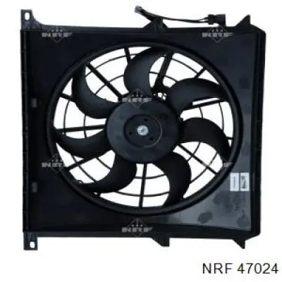 47024 NRF дифузор радіатора кондиціонера, в зборі з крильчаткою і двигуном