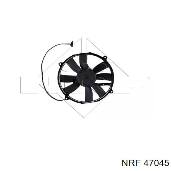 Вентилятор охолодження радіатора 47045 NRF