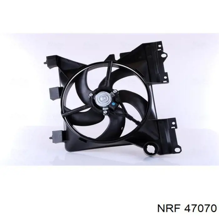47070 NRF електровентилятор охолодження в зборі (двигун + крильчатка)