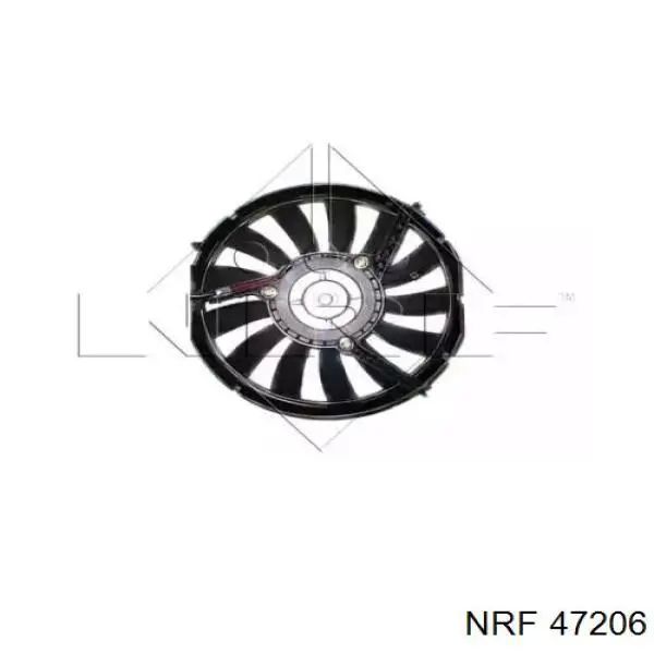 Електровентилятор кондиціонера в зборі (двигун + крильчатка) NRF 47206 ціна, від 73.22 USD