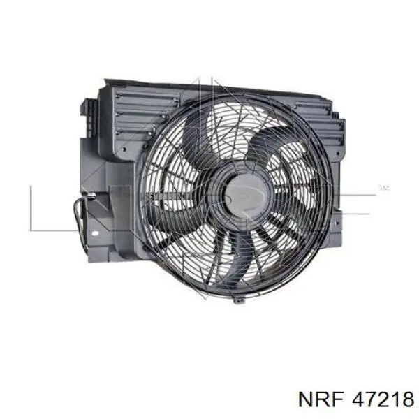 47218 NRF дифузор радіатора кондиціонера, в зборі з крильчаткою і двигуном