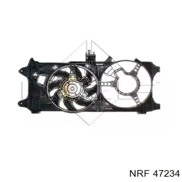 Купити 51738799 Fiat/Alfa/Lancia Дифузор радіатора охолодження, в зборі з двигуном і крильчаткою