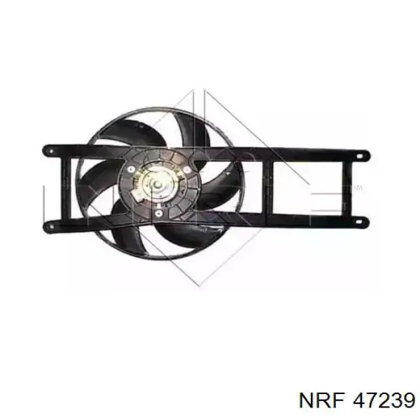 47239 NRF електровентилятор охолодження в зборі (двигун + крильчатка)