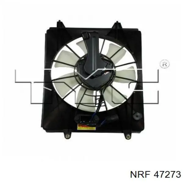 47273 NRF дифузор радіатора кондиціонера, в зборі з крильчаткою і двигуном