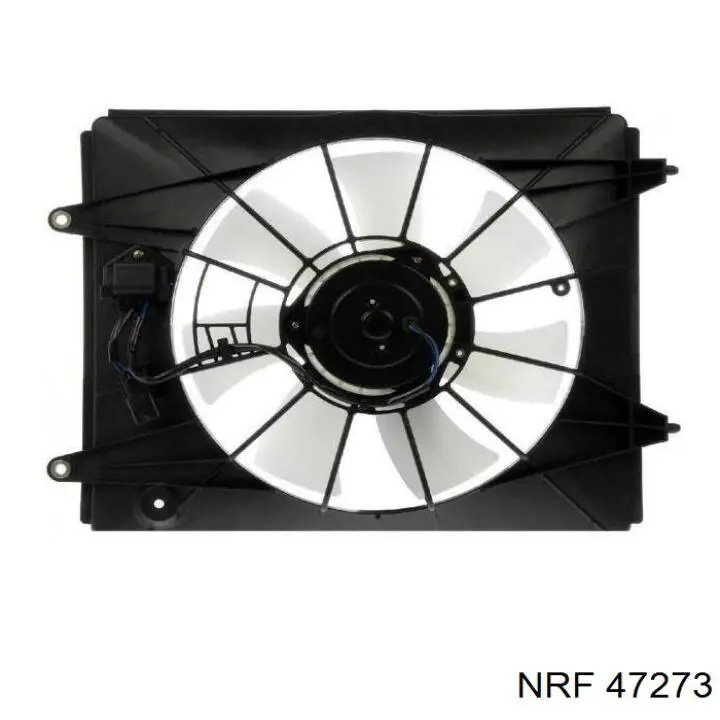 Дифузор радіатора кондиціонера, в зборі з крильчаткою і двигуном NRF 47273 ціна, від 68.03 USD