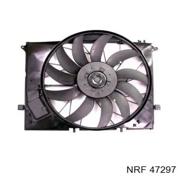 2205000193 Market (OEM) дифузор радіатора охолодження, в зборі з двигуном і крильчаткою