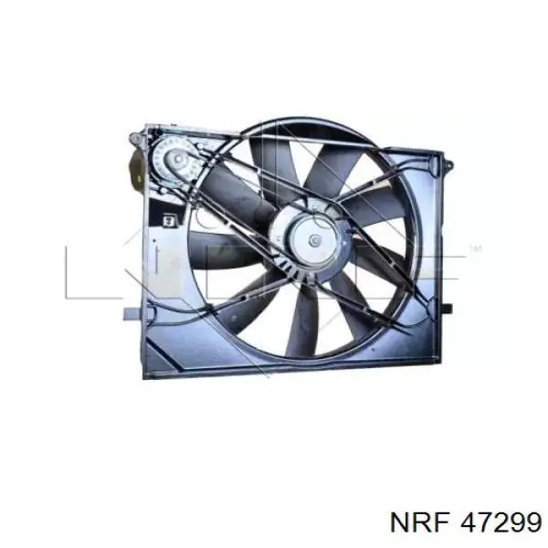 47299 NRF електровентилятор охолодження в зборі (двигун + крильчатка)