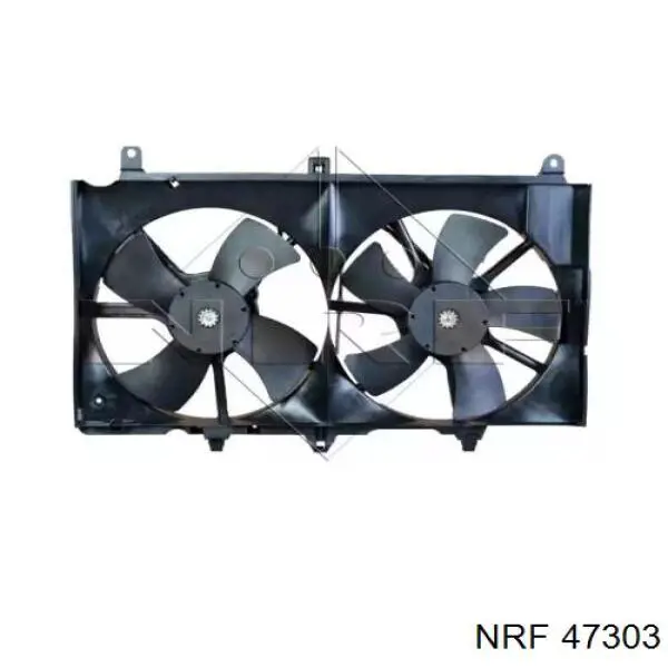 21481CD000 Nissan/Infiniti Дифузор радіатора охолодження, в зборі з мотором і крильчаткою