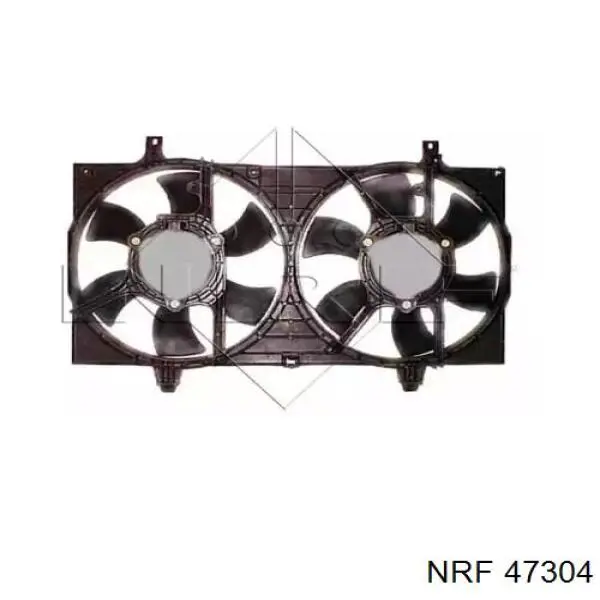 Електровентилятор охолодження в зборі (двигун + крильчатка) на Nissan Almera (N16)