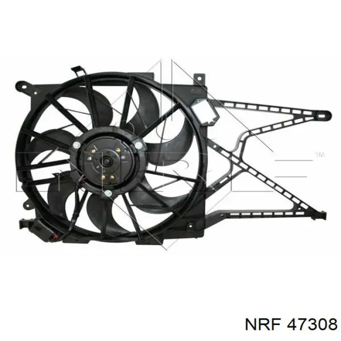 Купити FP52W194 FPS Дифузор радіатора охолодження, в зборі з двигуном і крильчаткою