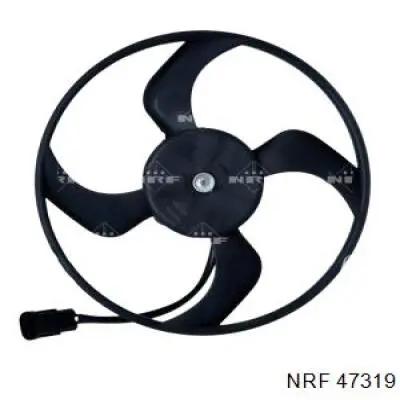 47319 NRF дифузор радіатора охолодження, в зборі з двигуном і крильчаткою