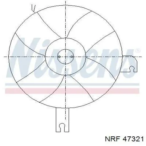 Вентилятор радіатора NRF 47321 ціна, від 37.20 USD
