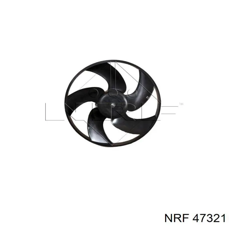 Купити 47321 NRF Електровентилятор охолодження в зборі (двигун + крильчатка)