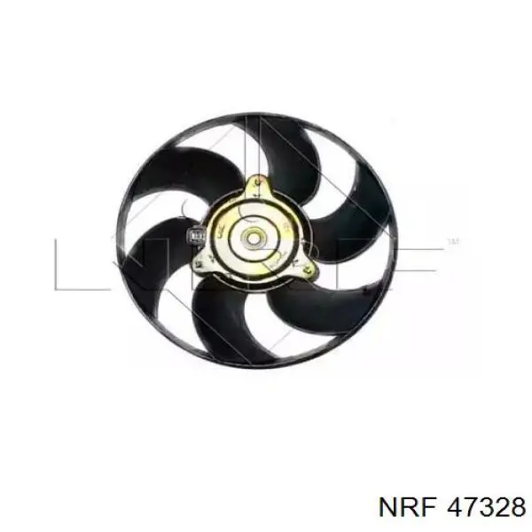 47328 NRF електровентилятор охолодження в зборі (двигун + крильчатка)