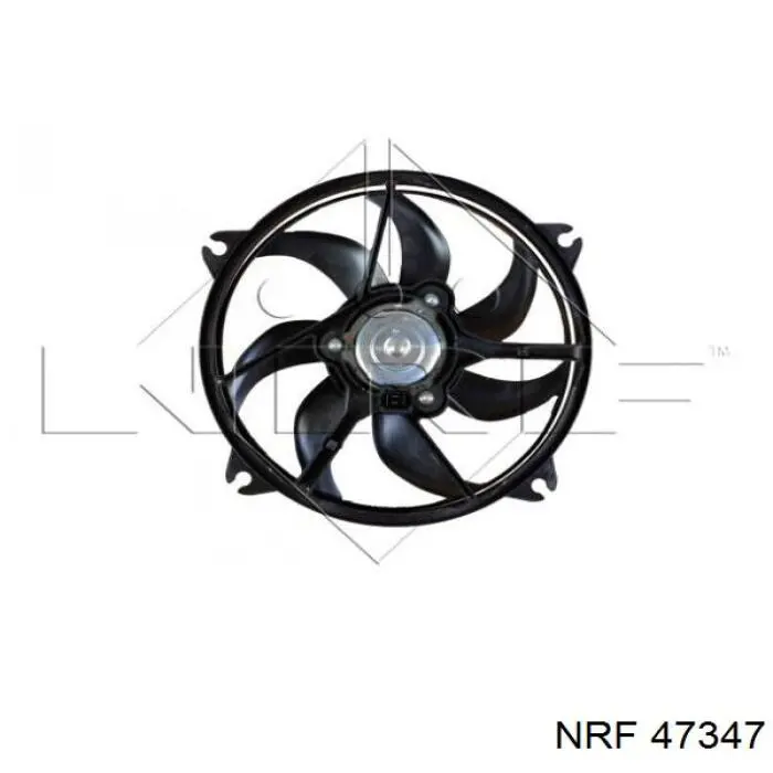 47347 NRF електровентилятор охолодження в зборі (двигун + крильчатка)