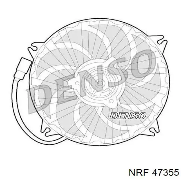 Вентилятор радіатора NRF 47355 ціна, від 60.75 USD