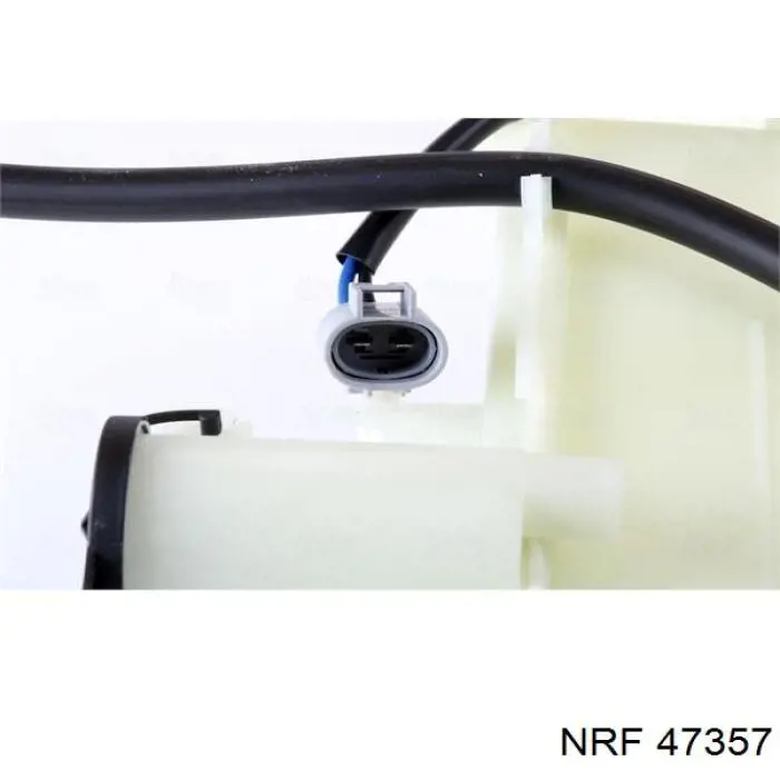 47357 NRF дифузор радіатора охолодження, в зборі з двигуном і крильчаткою