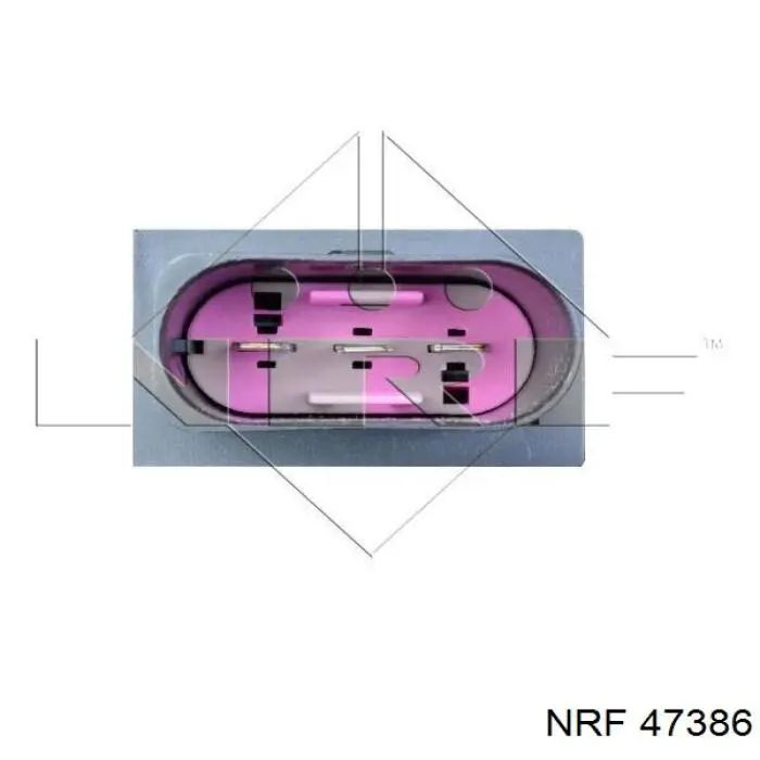 Вентилятор охолодження радіатора 47386 NRF