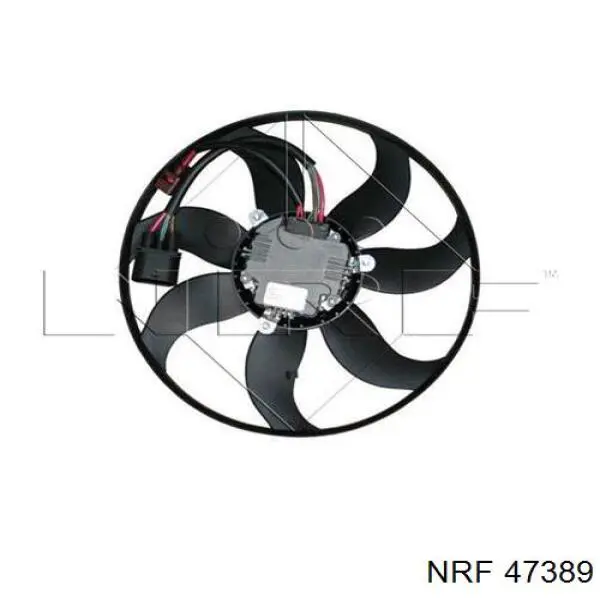 47389 NRF електровентилятор охолодження в зборі (двигун + крильчатка, лівий)