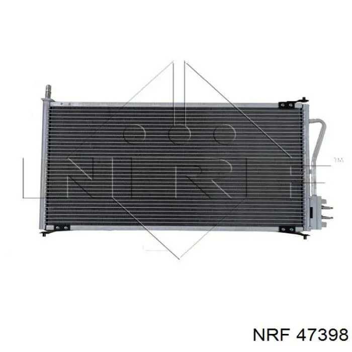 Купити 47398 NRF Електровентилятор охолодження в зборі (двигун + крильчатка), правий