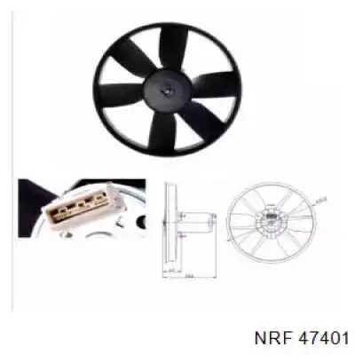47401 NRF вентилятор/крильчатка радіатора охолодження