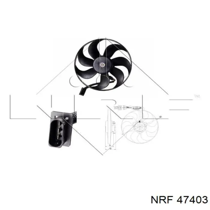 Дифузор радіатора охолодження, в зборі з двигуном і крильчаткою Skoda Roomster (5J) (Шкода Румстер)