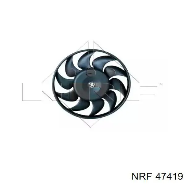 Купити 47419 NRF Електровентилятор охолодження в зборі (двигун + крильчатка)