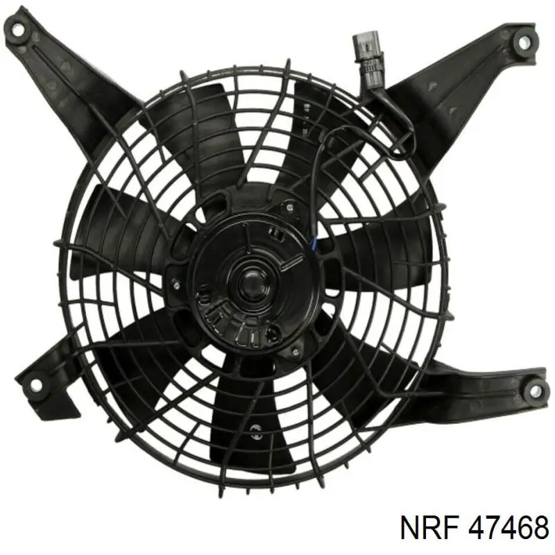 47468 NRF дифузор радіатора кондиціонера, в зборі з крильчаткою і двигуном