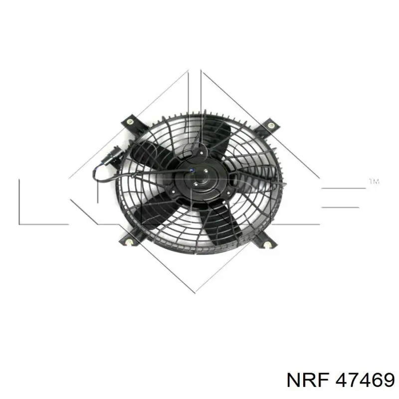47469 NRF вентилятор/крильчатка радіатора кондиціонера