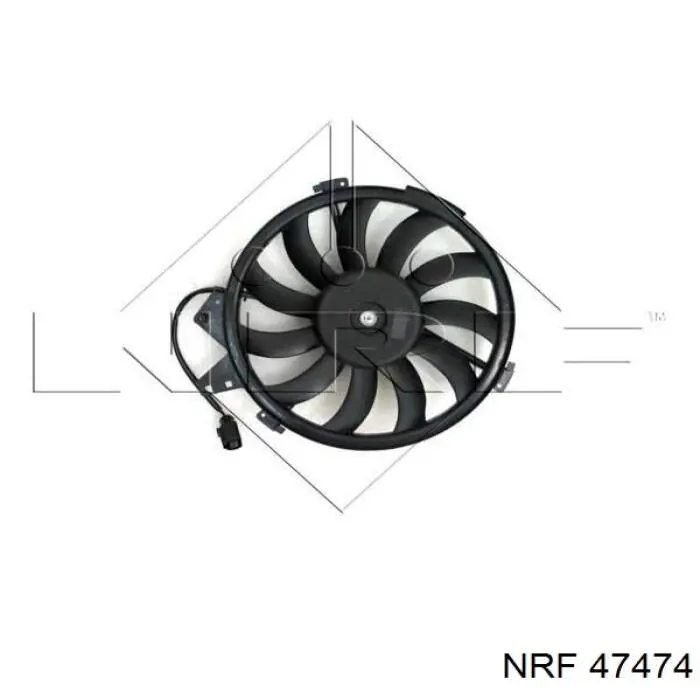 Вентилятор охолодження радіатора 47474 NRF