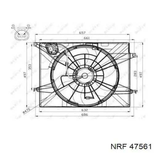 Вентилятор/крильчатка радіатора охолодження FPS FP40W151 ціна, від 14.88 USD