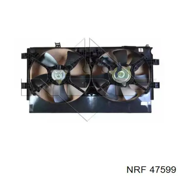 48W224 FPS дифузор радіатора охолодження, в зборі з двигуном і крильчаткою