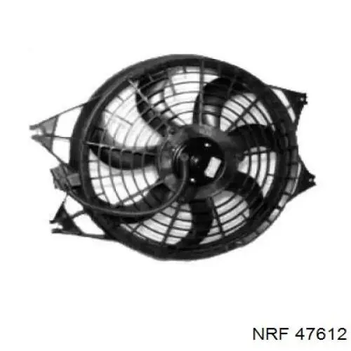 Дифузор радіатора кондиціонера, в зборі з крильчаткою і двигуном NRF 47612 ціна, від 112.49 USD
