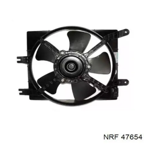 47654 NRF електровентилятор кондиціонера в зборі (двигун + крильчатка)