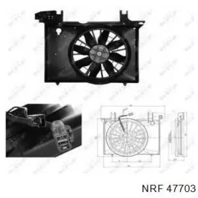 Дифузор вентилятора NRF 47703 ціна, від 132.39 USD