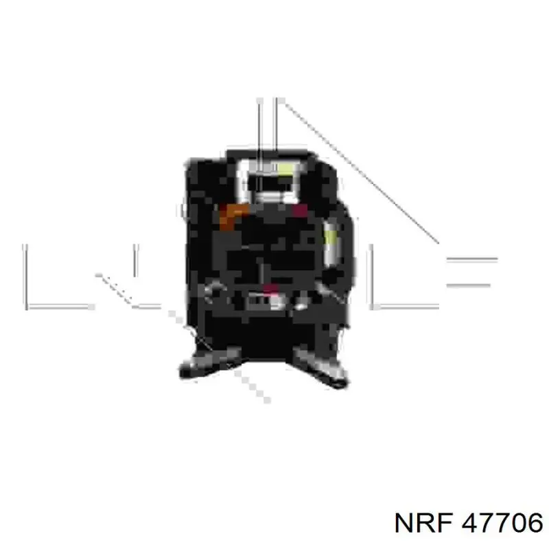 47706 NRF електровентилятор охолодження в зборі (двигун + крильчатка)