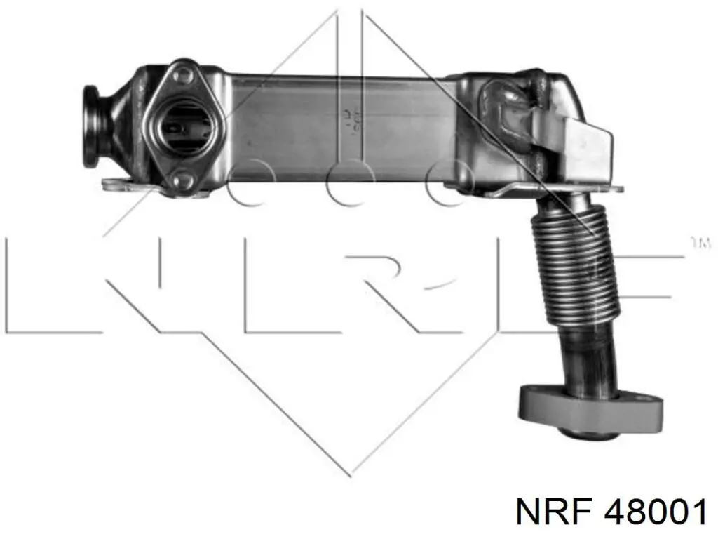 48001 NRF радіатор системи рециркуляції ог