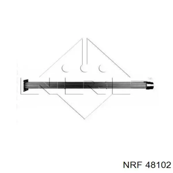 48102 NRF Радіатор системи EGR рециркуляції вихлопних газів