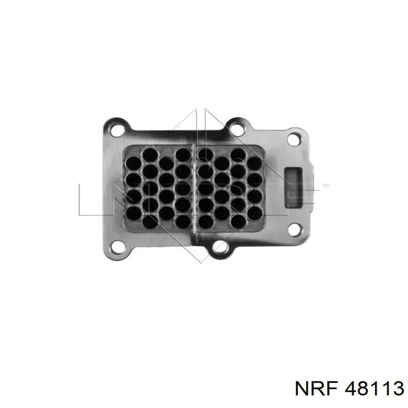 Радіатор системи EGR рециркуляції вихлопних газів 48113 NRF
